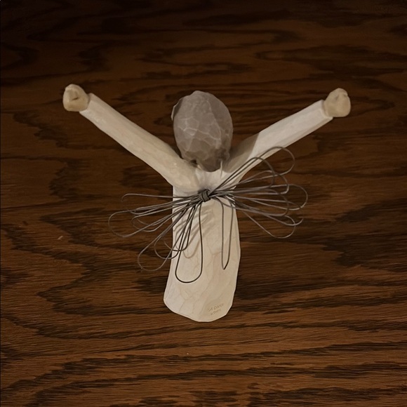 Willow Tree Cream and Gray Art Sculpture - Picture 4 of 5